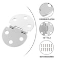 thumbnail image 3 of Nestingho 2Ud Bisagras Pequeñas Plateadas Para Muebles Y Gabinetes Con Alta Calidad Y Larga Vida Útil, 3 of 8