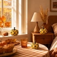 thumbnail image 4 of Ceramic Pumpkin Decor Set with Polka Dot Pattern for Fall Halloween Tiered Tray and Tabletop Home Accent, 4 of 4