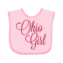 Inktastic Ohio Girl Boys or Girls Baby Bib