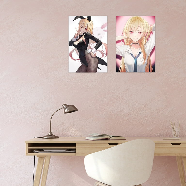 DraggmePartty 8Pcs/Set Anime My Dress-Up Darling Room Poster Toilet-Bound  Hanako-Kun Wall Poster For Bedroom Home Decoratio