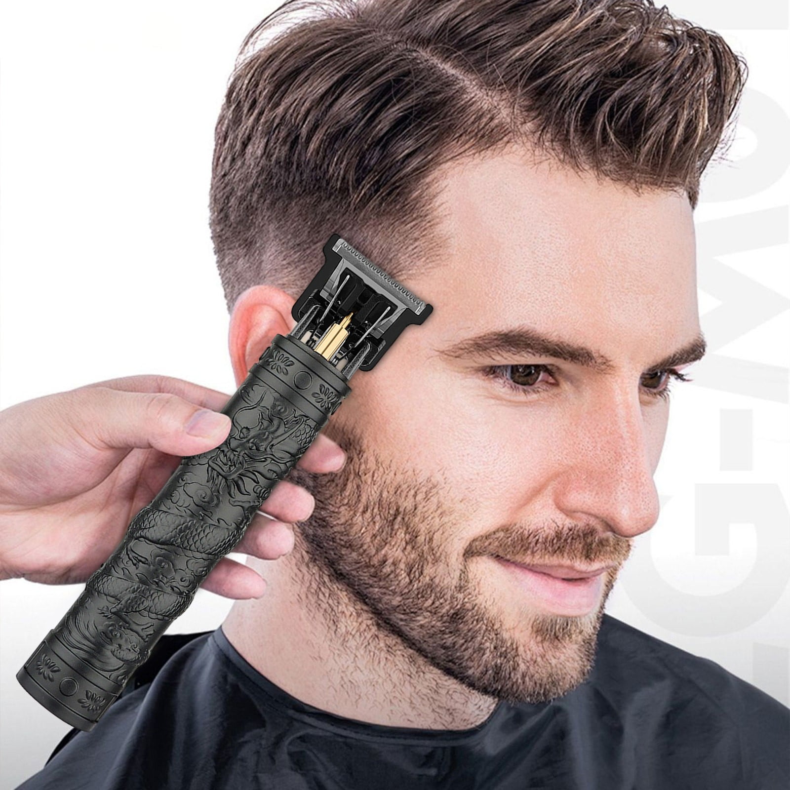 Buy More Save More 2 Pcs Hair Clippers for Men, Professional Hair Trimmer Cordless Zero Gapped T-Blade Trimmer Rechargeable Beard Trimmer, Mens Gifts Hair Grooming Set for Hair Cutting
