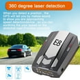 thumbnail image 4 of EGNMCR Car Accessories Detector For Cars, Car Automatic 360 Degree Detection, Vehicle Speed Alarm System,City Highway, Voice Prompt Speed, Led Display Steering Wheel Covers, 4 of 8
