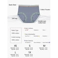 thumbnail image 5 of Juniors Plus Size Panties Lace Trim Cotton Brief Underwear Panties, 5 of 5