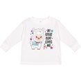 thumbnail image 3 of Inktastic My Great Aunt Loves Me- Cute and Happy Llama Boys or Girls Long Sleeve Toddler T-Shirt, 3 of 5