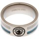 thumbnail image 1 of Manchester City FC - Anilla Diseño Raya a Color para Adultos Unisex (Plateado, Azul), 1 of 2