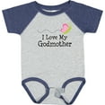 thumbnail image 3 of Inktastic I Love My Godmother Girls Baby Bodysuit, 3 of 5