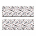 thumbnail image 2 of 4th of July Bench Cushion Set of 2, Uncle Sam Hat Pin Wheel and Flag the United States America, Standard Size Foam Pad and Decorative Cover, Red White Blue, by Ambesonne, 2 of 4