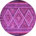 thumbnail image 1 of Ahgly Company Indoor Round Persian Purple Traditional Area Rugs, 5' Round, 1 of 4