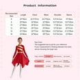 thumbnail image 5 of Sxiwei Praise Dance Dress for Girls Liturgical Choir Celebration Dresses Lyrical Church Christian Red 16, 5 of 7