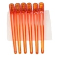 thumbnail image 3 of Pinzas profesionales shamjiam para el cabello 10 piezas agarre naranja, 3 of 9