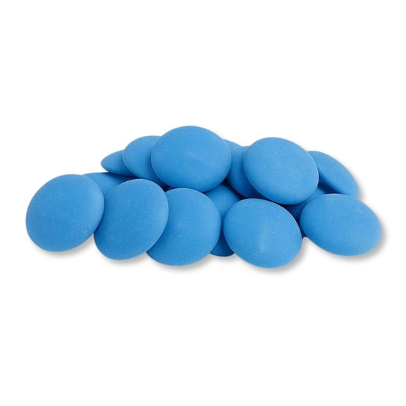 Merckens Blue Vanilla-Flavored Candy Coating & Melting Wafers - 5 lb