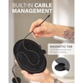 thumbnail image 3 of Soporte para auriculares Sanus Sonos Ace - Soporte premium con base de silicona que evita arrugas y gestión de cables integrada con clip magnético para carga rápida - Configuración sin herramientas -, 3 of 5