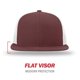 thumbnail image 2 of Gorra Trucker R RICHARDSON 511 Flatbill Burdeos, 2 of 7