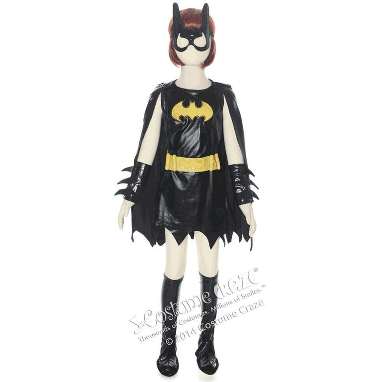 Rubie's Costume Co Kids DC Superhero Girls Batgirl Costume, Large, Black :  : Toys & Games