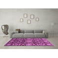 thumbnail image 3 of Ahgly Company Indoor Rectangle Oriental Purple Traditional Area Rugs, 2' x 4', 3 of 4
