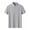 Grey, variant on hoksml Men's Summer Comfy Lightweight Polos T Shirt Solid Color Collared Button Short Sleeve Turndown Collar Regular Pullover Casual Top 2025 on Clearance