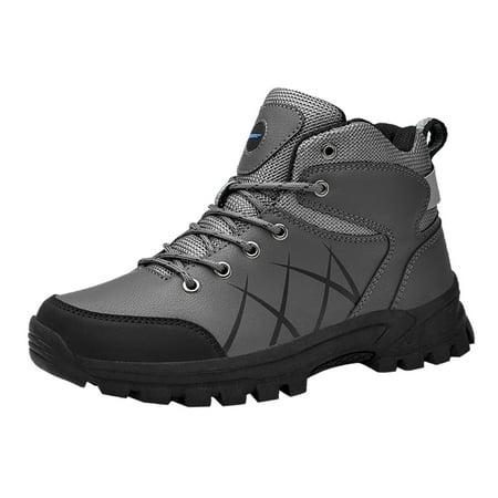 

Sneakers for Mens Border Large Size Outdoor Mountaineering Thickening Non Slip Comfy Warm Sports Shoes