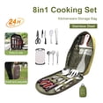 thumbnail image 4 of Peggybuy 8 Pcs Camping Cooking Set Portable Outdoor Camp Cookware Set Camping Accessories, 4 of 4