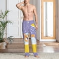 thumbnail image 6 of Lsque Corgi Washing in Bathtub Print Men's Pajama Pants, Lounge Pant - Comfortable Home Wear,Elastic Waistband, Stylish Design-XX-Large, 6 of 9