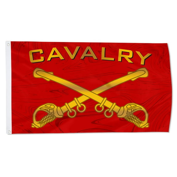 Cayyon Cavalry Flag 3x5Feet Military Banner with 2 Brass Grommets