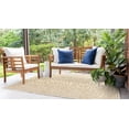 thumbnail image 4 of Jill Zarin Outdoor Collection Area Rug - Cape Town (6' 1" x 9' Rectangle Dark Beige/Ivory), 4 of 12