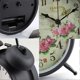 thumbnail image 3 of Twin Bell Loud Alarm Clock, 4 inches Silent Desk Clock with Backlight for Heavy Sleepers Adults, Battery Operated for Table, Bedroom, Bedside, Room De, 3 of 4
