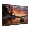 thumbnail image 4 of Trademark Fine Art 'Sand Harbor Sunset orton' Canvas Art by Mike Jones Photo, 4 of 4