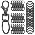 thumbnail image 1 of Ganchos para llavero Segauin, 100 piezas, broches giratorios tipo langosta, 1 of 6