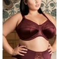 thumbnail image 3 of Elomi Cate Embroidered Full Cup Banded Underwire Bra (4030),36H,Raisin, 3 of 4