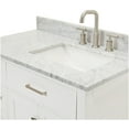 thumbnail image 2 of Ariel H037SRCW2RVOWHT Bristol 37" Free Standing Single Rectangular Basin Vanity Set -, 2 of 7