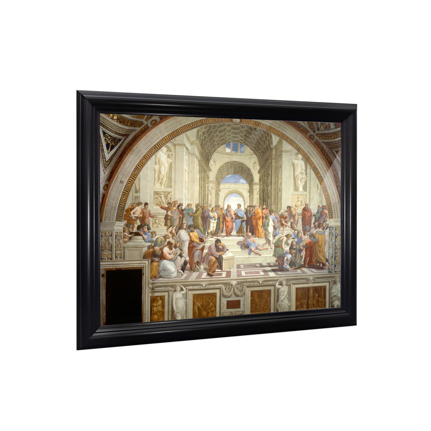 School of Athens by Raphael, World Famous Wall Art Collection, Framed