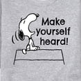 thumbnail image 3 of Peanuts - Make Yourself Heard - Men's Crew Neck Fleece Pullover, 3 of 6
