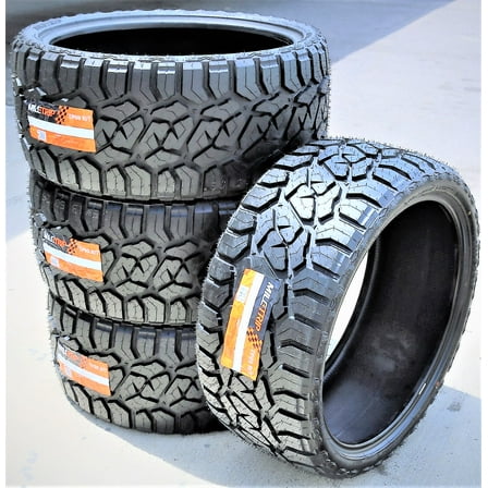 Set of 4 Miletrip TP99 R/T 33X12.50R22 114Q F 12 Ply Rugged Terrain Light Truck Tires