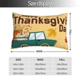 thumbnail image 2 of Easygdp Happy Thanksgiving Day for Soft Pillow Case Pillow Protectors,Perfect for Sleeping (Pillow Core Not Included)-14"x20", 2 of 6