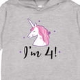 thumbnail image 3 of Inktastic 4th Birthday Cute Unicorn Toddler Hoodie, 3 of 4