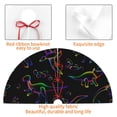 thumbnail image 6 of Kll 36" Christmas Tree Skirt Dinosaur Xmas Tree Skirts Mat For New Year Xmas Holiday Party Indoor Outdoor Home Decoration, 6 of 9