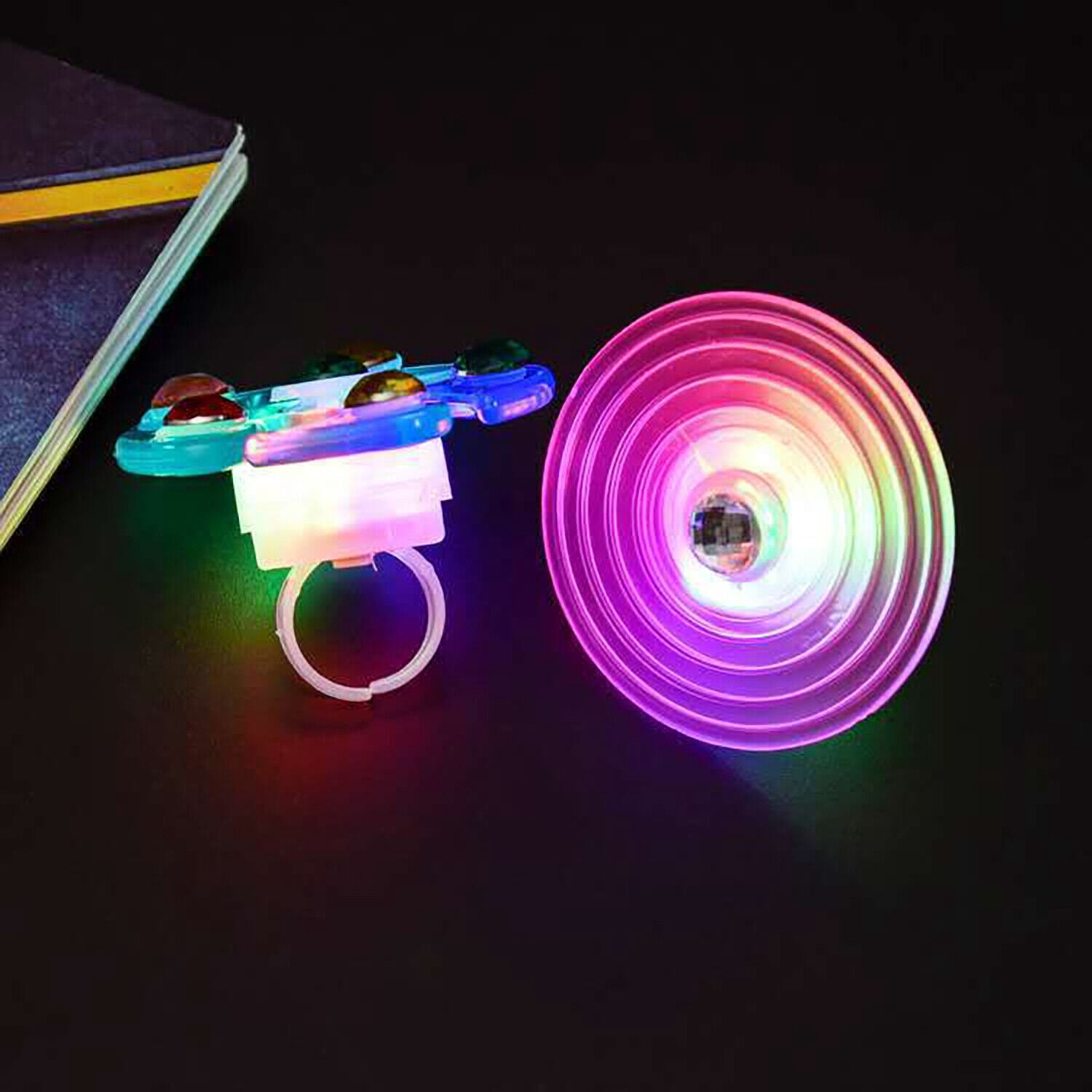 Kids Party Favors Goodie Bag Stuffers 18 PSC Light Up Fidget Finger Toy Pack for Kids Birthday Halloween Christmas Valentines Easter Party Favors