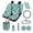 Floral, variant on FOR U DESIGNS Tiger Peony Print Car Seat Covers Set of 13 with Universal Steering Wheel Cover, Rear View Mirror Cover, Cup Coasters, Car Trash Can, Seatbelt Pads, Keychains