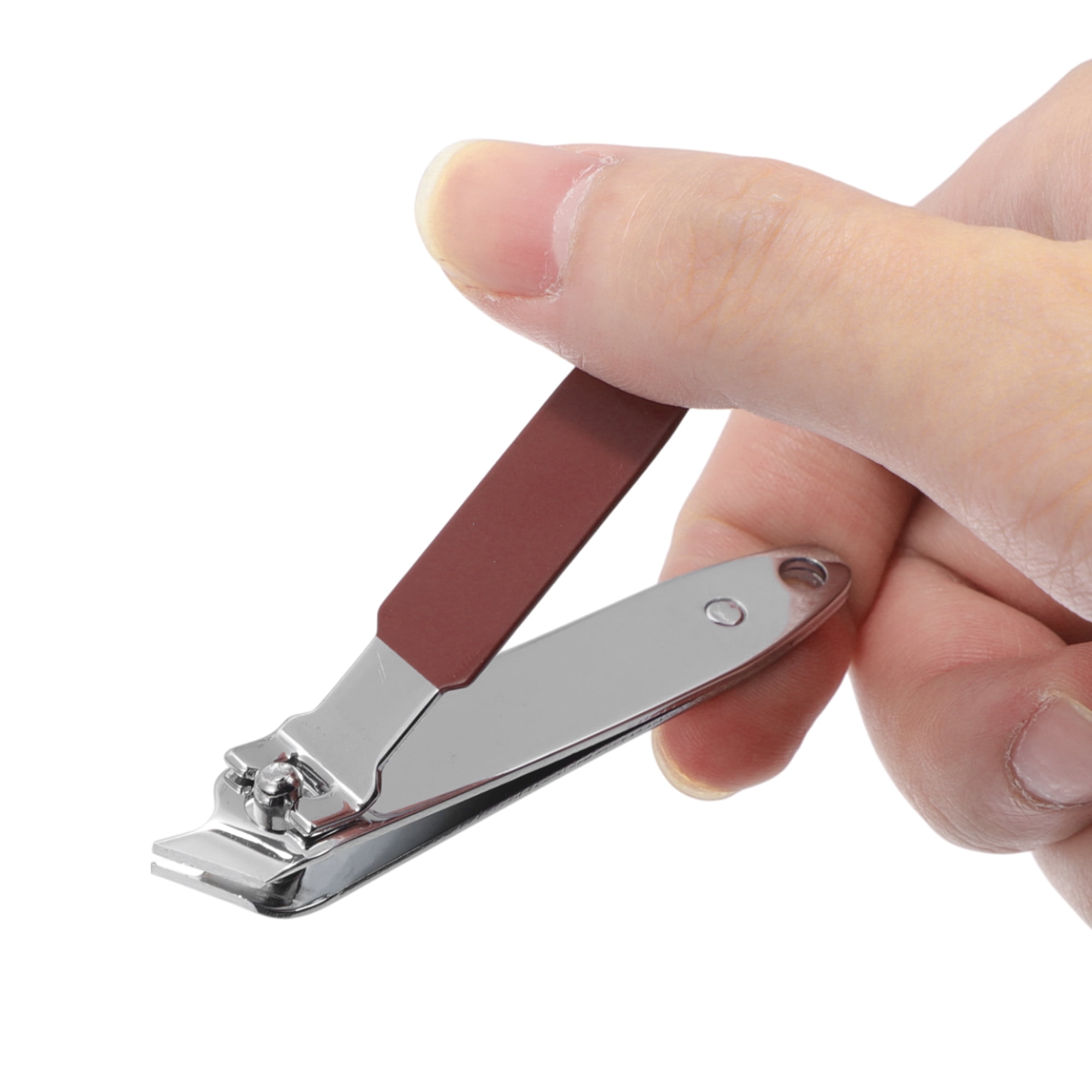 Unique Bargains Nail Clippers Set 13-piece Set Wine Red