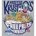 thumbnail image 2 of Men's The Simpsons Frosted Krusty O's  Pull Over Hoodie Athletic Heather 2X Large, 2 of 4