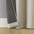 thumbnail image 5 of Sun Zero Tula Crosshatch 100% Blackout Grommet Curtain Panel, 40"W x 84"L, Taupe, 5 of 10