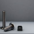 thumbnail image 4 of FONDOTIN 10Pcs Square Plastic Hole Plugs for Home Use Black Easy Installation, 4 of 8