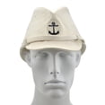 thumbnail image 4 of World War Supply Japanese WW2 Naval Soft Cap, White, Size 61, 4 of 4