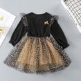 thumbnail image 3 of PatPat Robe en Maille Tendance Étoiles pour Bébé / Fille, Tailles 18M-6Y, 3 of 7