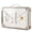 White, variant on SAYEEC Plastic Paper Storage Boxes, A4 Clear Portable Document Storage Box, Transparent Project Case with Handle & Snap-Tight Latches, White