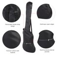 thumbnail image 3 of Bolsa impermeable para accesorios de bajos bolsa negra acolchada para bajos diseño de correas dobles para fanáticos de la música con bajos eléctricos Uso de bajistas Uso de ANGGREK Otros, 3 of 8