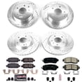 thumbnail image 3 of PowerStop Front and Rear Z23 Evolution Sport Carbon-Fiber Ceramic Brake Pad and Drilled & Slotted Rotor Kit Fits: NISSAN Select Models K8288, 3 of 10