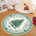 thumbnail image 3 of Christmas Tree Print Non-Slip Door Shiny Area Rugs for Entryway Indoor,Small Washable Kitchen Mats Throw Soft Bathroom Carpet, For Bedroom,Living Room, Laundry, Holiday Home Decoration, 3 of 12