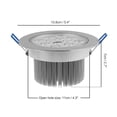 thumbnail image 3 of HLONK 12*3W LED Ceiling Light Recessed Spotlight Downlight Cool White 100-245V, 3 of 9