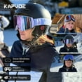 thumbnail image 2 of KAPVOE New Ski Goggles Double Layers Anti-fog Big Ski Glasses Skiing Mask Snowboard Eyewear Outdoor Men Women UV400 Snow Goggles, 2 of 6